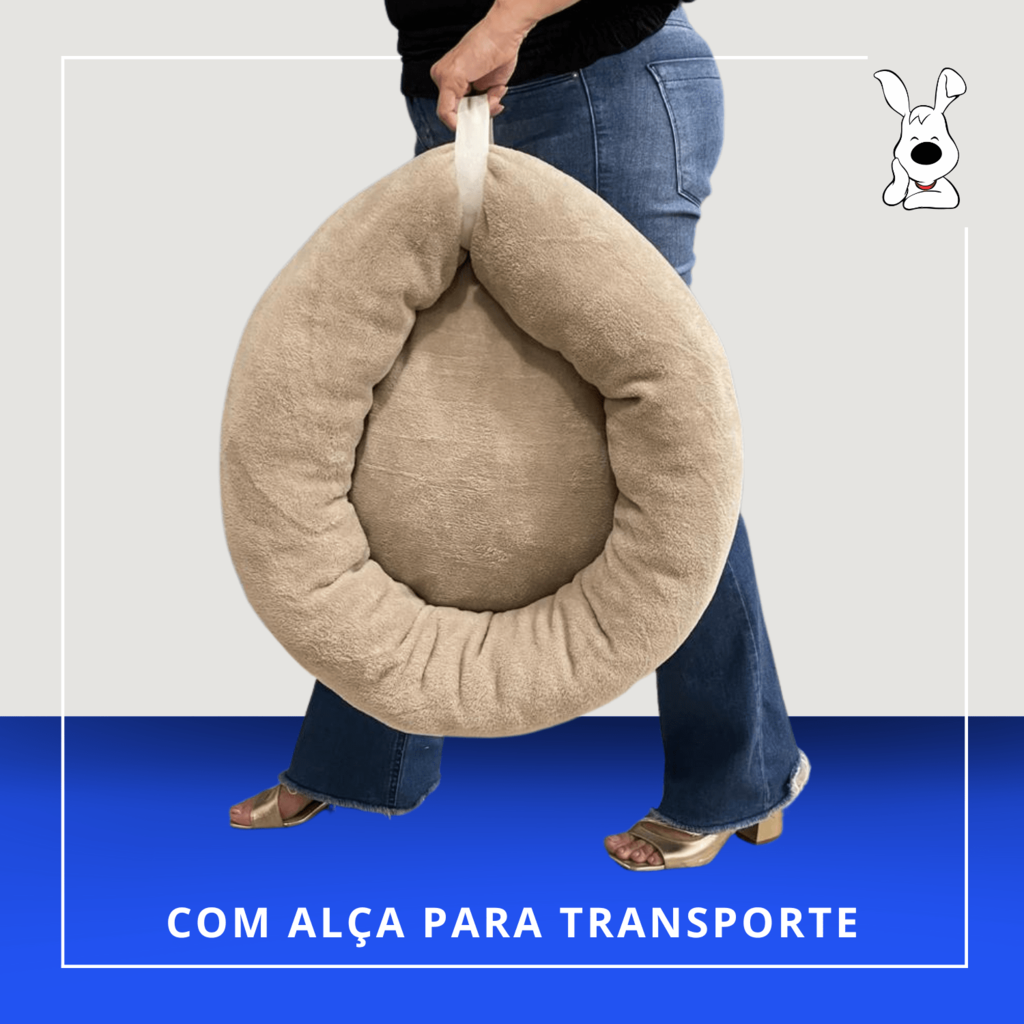 Cama Nuvem Ninho Pet Soft Redonda 70x70cm