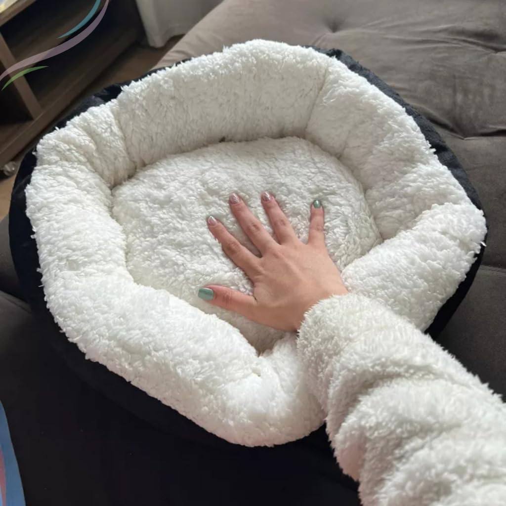 Caminha De Sherpa Pelo De Carneiro Para Pets 50x50cm