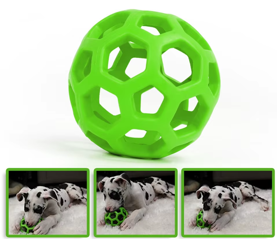Bola geométrica com sino, macia - PolloPets