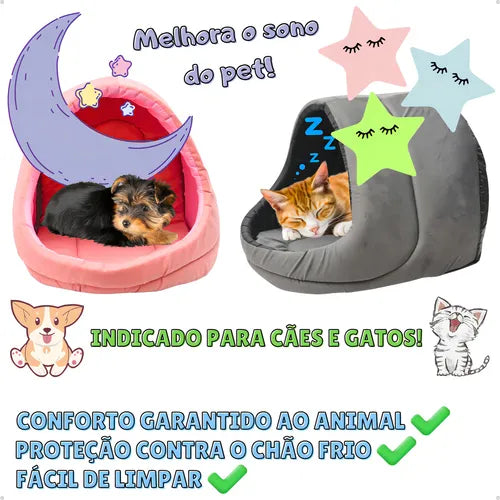 Caminha Toca Iglu Médio Casinha Petliz P/ Cachorro E Gato Pet