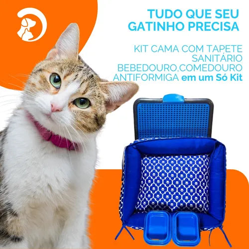 Kit Cachorro Pequeno Fêmea Macho Completo Cama Sanitário