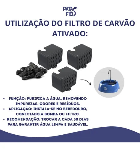 Fonte Gato Bebedouro Pet 600ml Bivolt USB