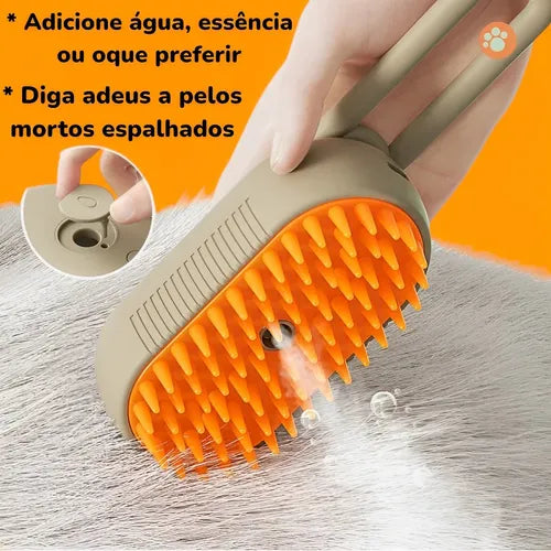 Escova A Vapor Pets 3 Em 1