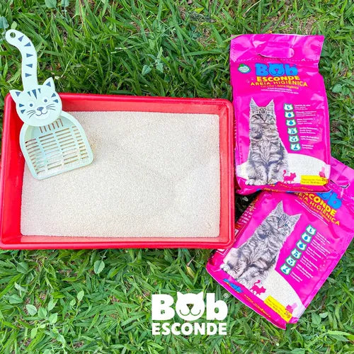 Eco biodegradável areia natural para gatos bob esconde pacote 4kg