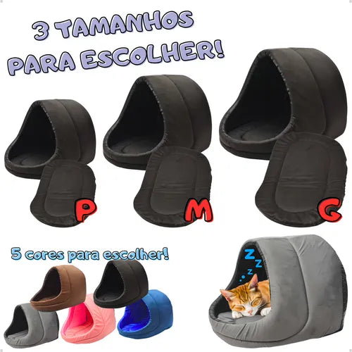 Caminha Toca Iglu Médio Casinha Petliz P/ Cachorro E Gato Pet