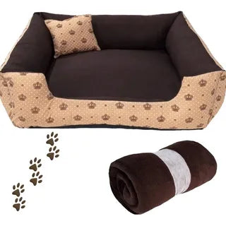 Cama Pet Pra Cachorro Grande + Manta