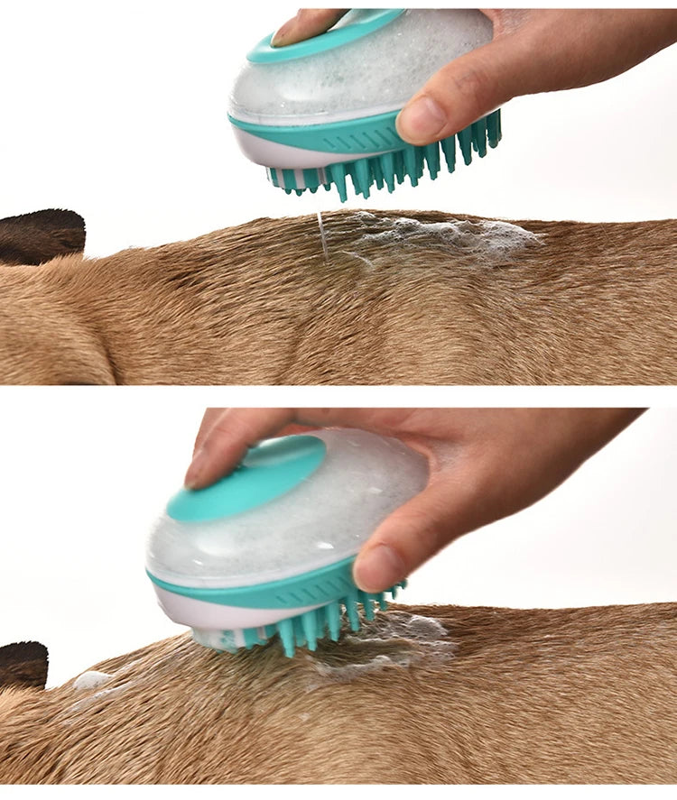Escova de banho 2 em 1 - Pente de massagem - PolloPets