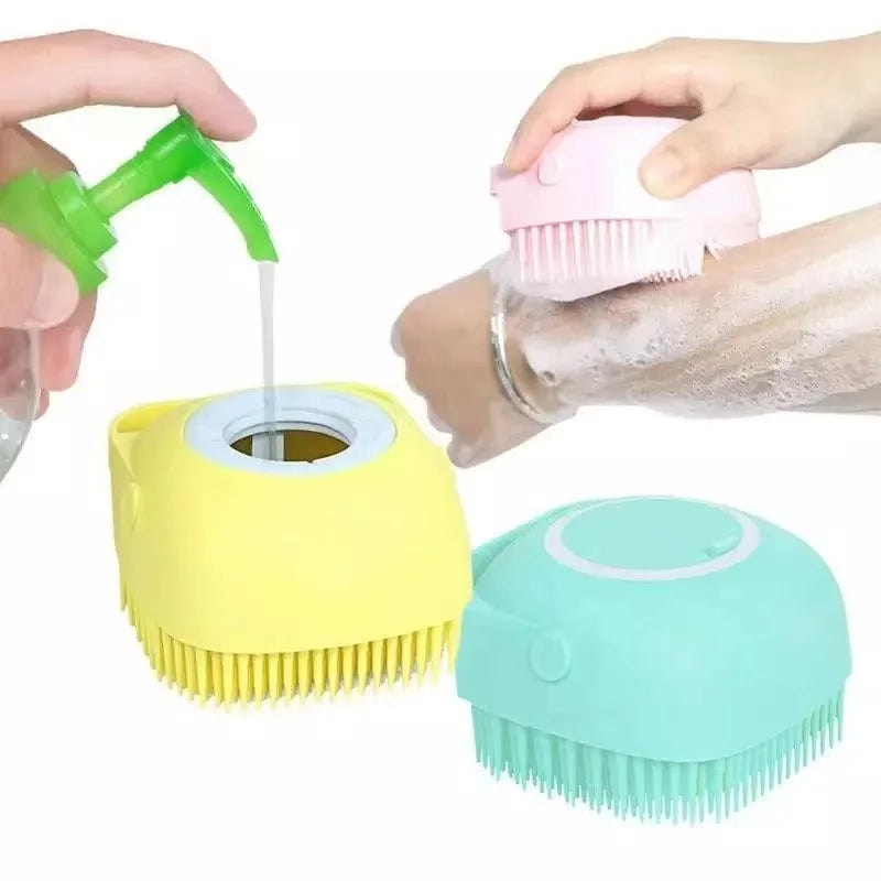 Escova de banho 2 em 1 - Pente de massagem - PolloPets