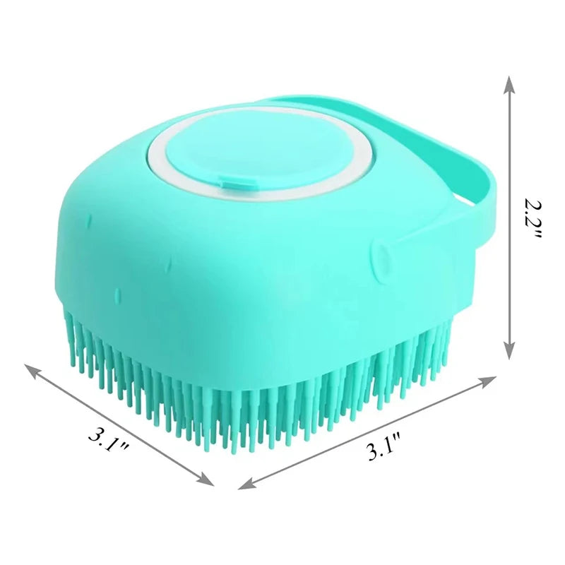 Escova de banho 2 em 1 - Pente de massagem - PolloPets