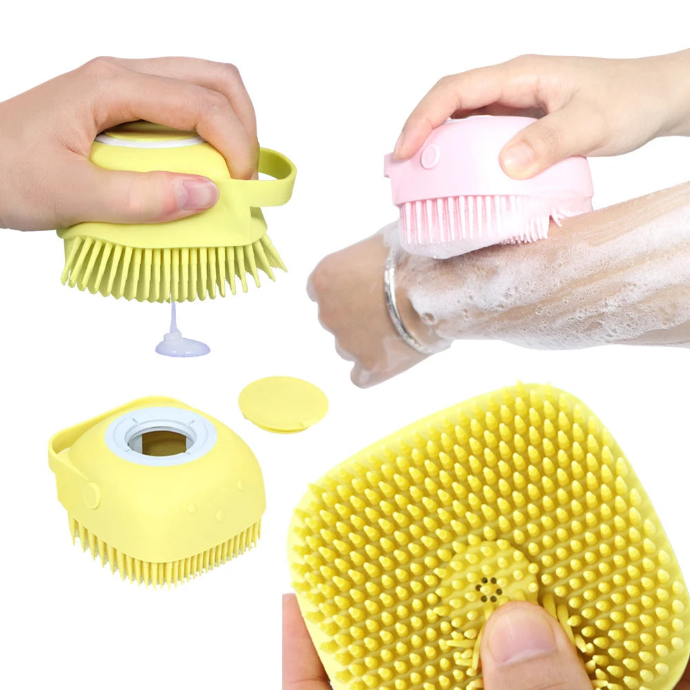 Escova de banho 2 em 1 - Pente de massagem - PolloPets
