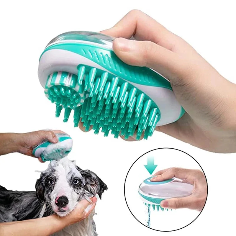 Escova de banho 2 em 1 - Pente de massagem - PolloPets