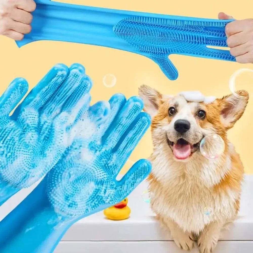 Luvas de banho para cães - PolloPets