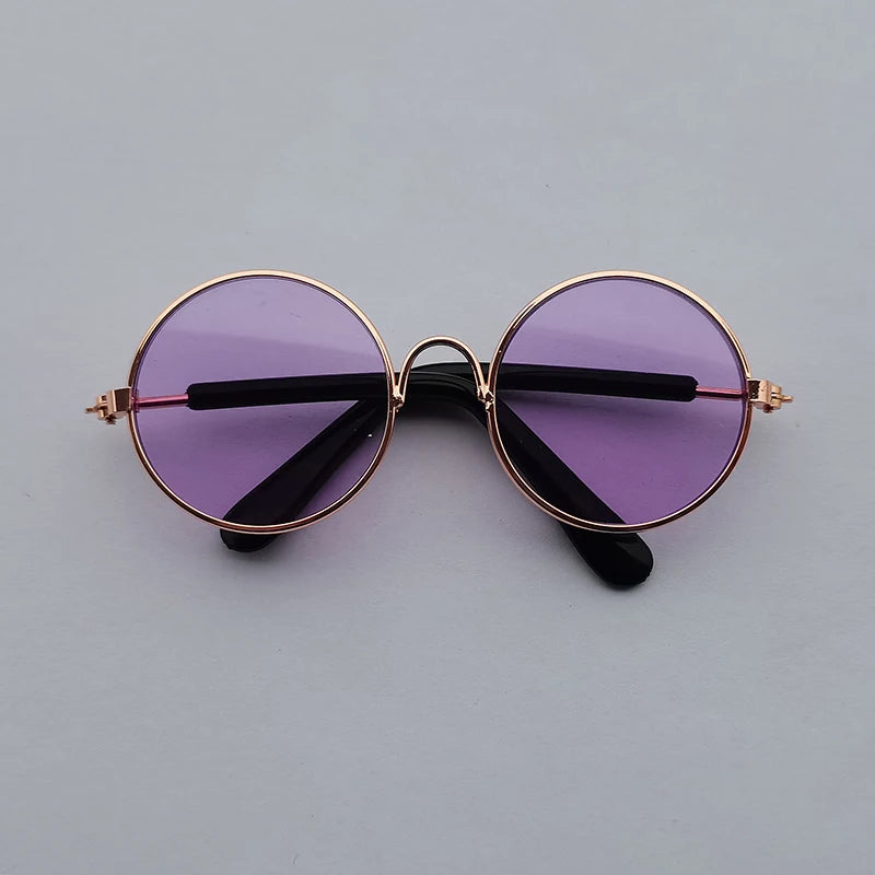 Óculos de sol vintage redondo - PolloPets