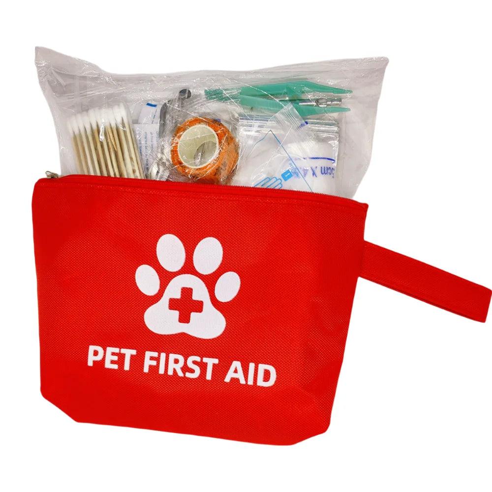 Kit de emergência - Bolsa de primeiros socorros refletiva - PolloPets