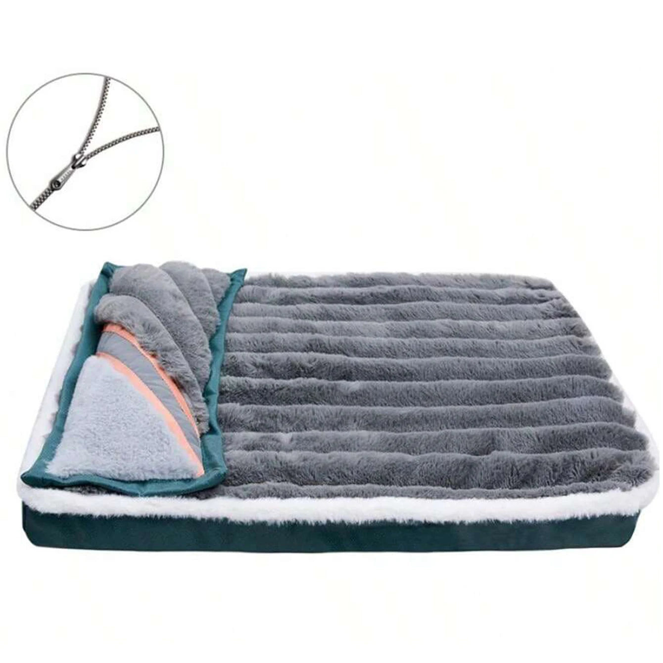 Tapete cama com zíper, colchão removível - PolloPets