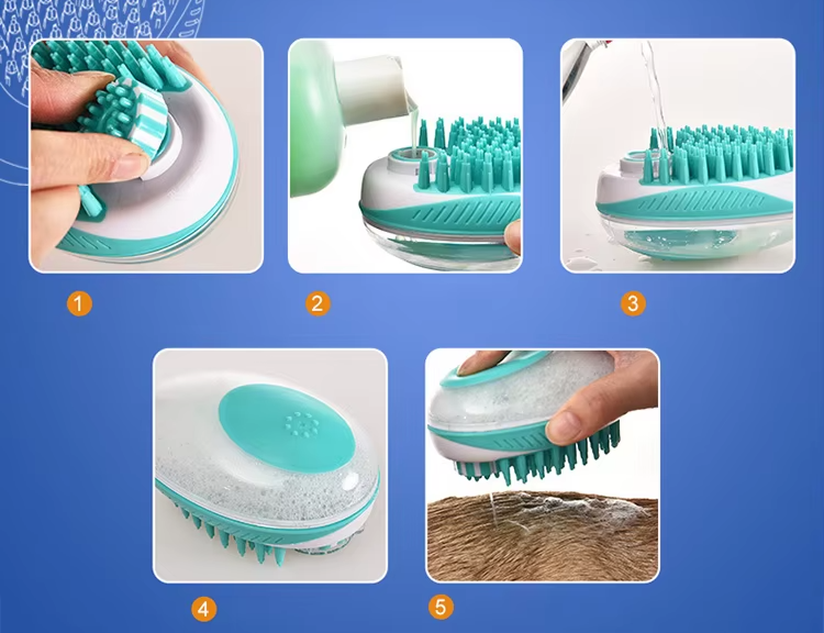 Escova de banho 2 em 1 - Pente de massagem - PolloPets