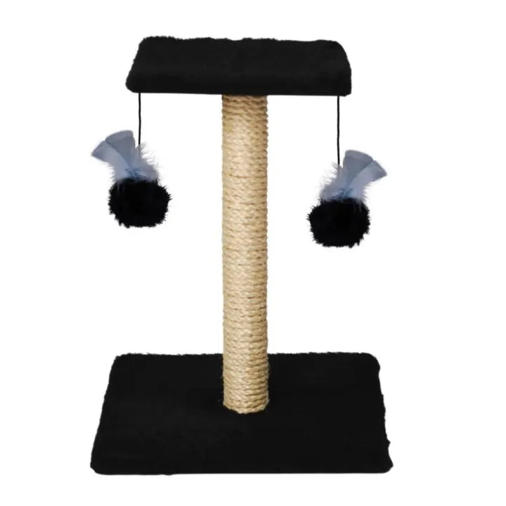 Arranhador Para Gatos Poste Com Brinquedo Duplo