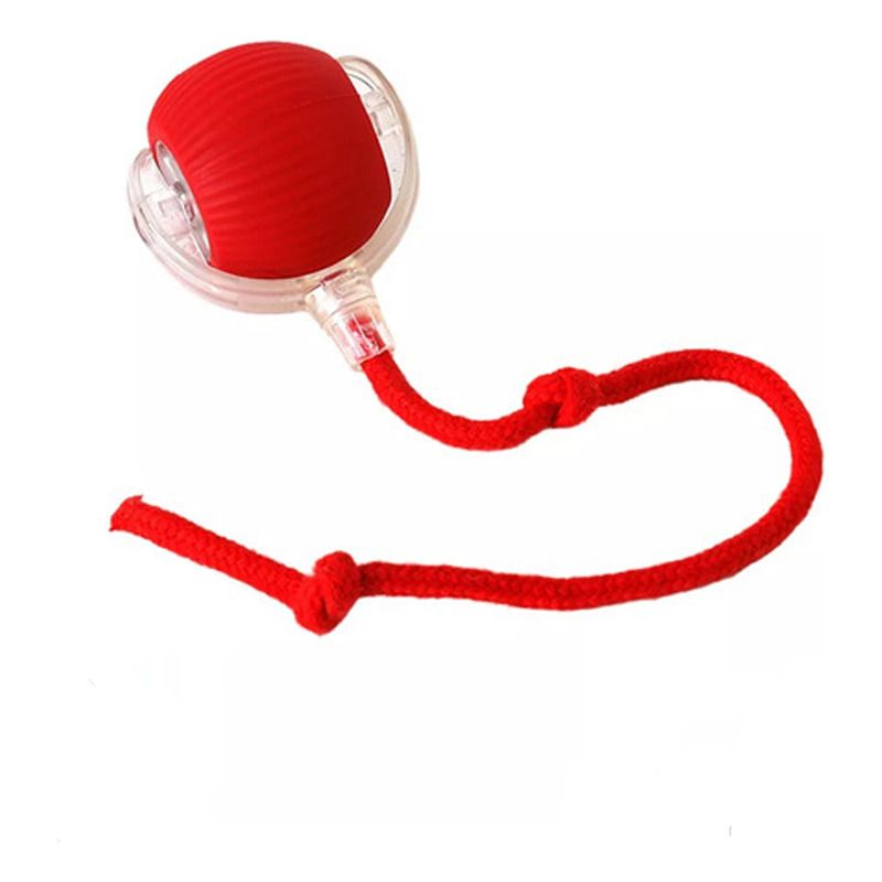 Bolinha Interativa Giratória Brinquedo Recarregável Cão Gato