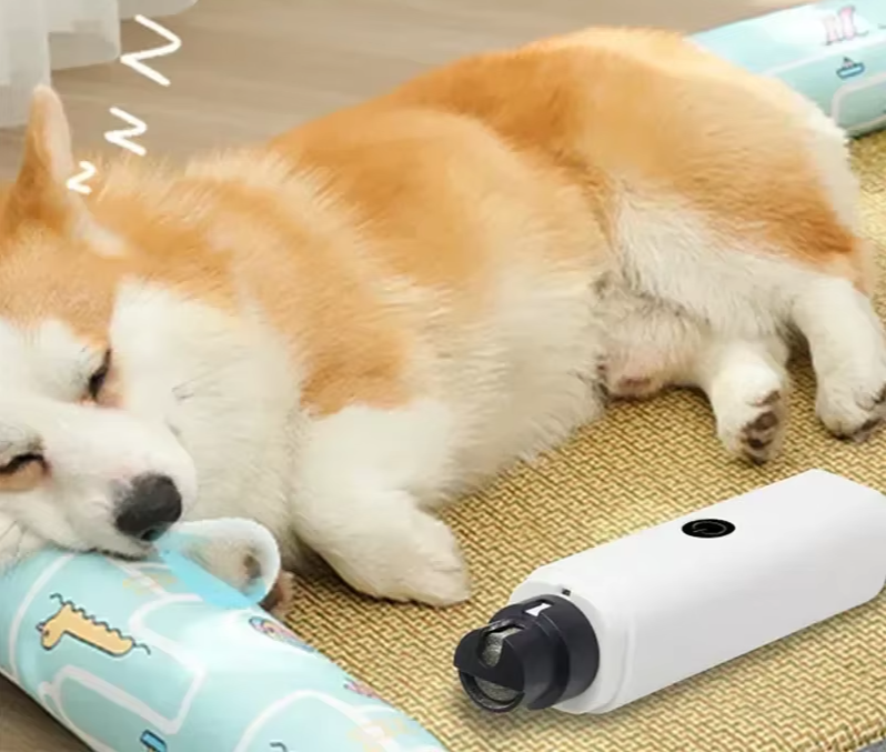 Cortador de unhas elétrico, recarregável com carregamento USB, luz LED - PolloPets
