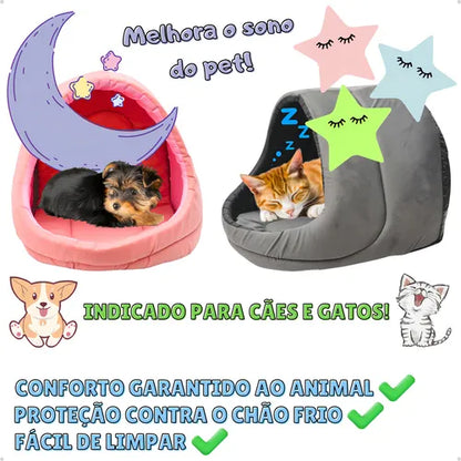 Caminha Toca Iglu Médio Casinha Petliz P/ Cachorro E Gato Pet