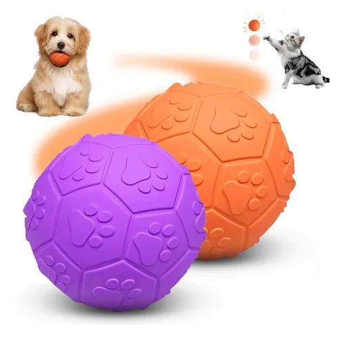 Bolinha Interativa para Cães e Gatos - Brinquedo Resistente Pet Grande
