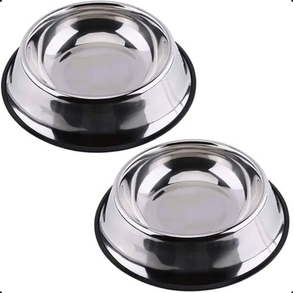 Tigela Pote 900ml Cachorro Grande 2 Unidades Comedouro Inox