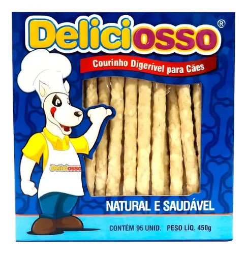 Stick mastigável para cães adultos Deliciossos 450g 95 unidades