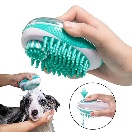 Escova de banho 2 em 1 - Pente de massagem - PolloPets