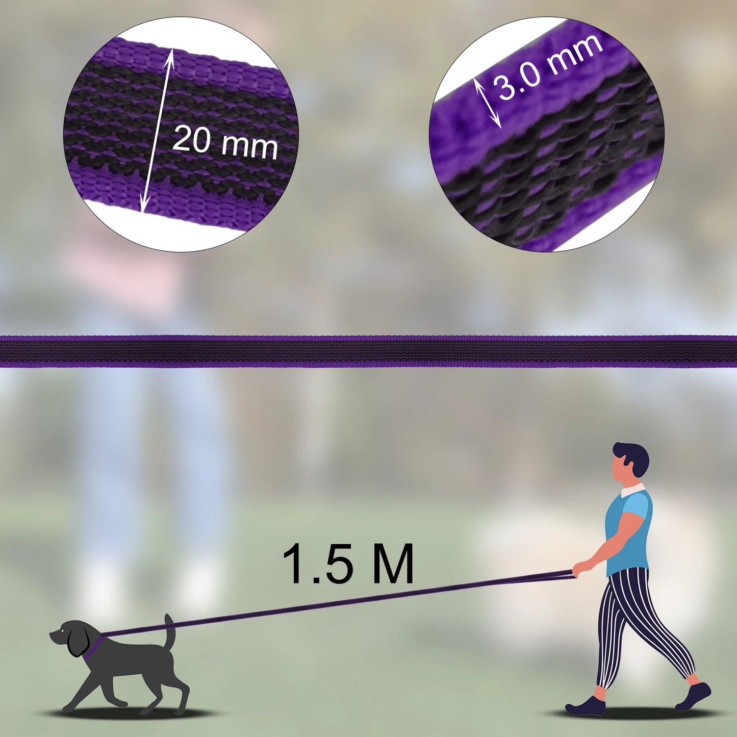 Coleira - Látex de seda, fácil e conveniente treinamento - PolloPets