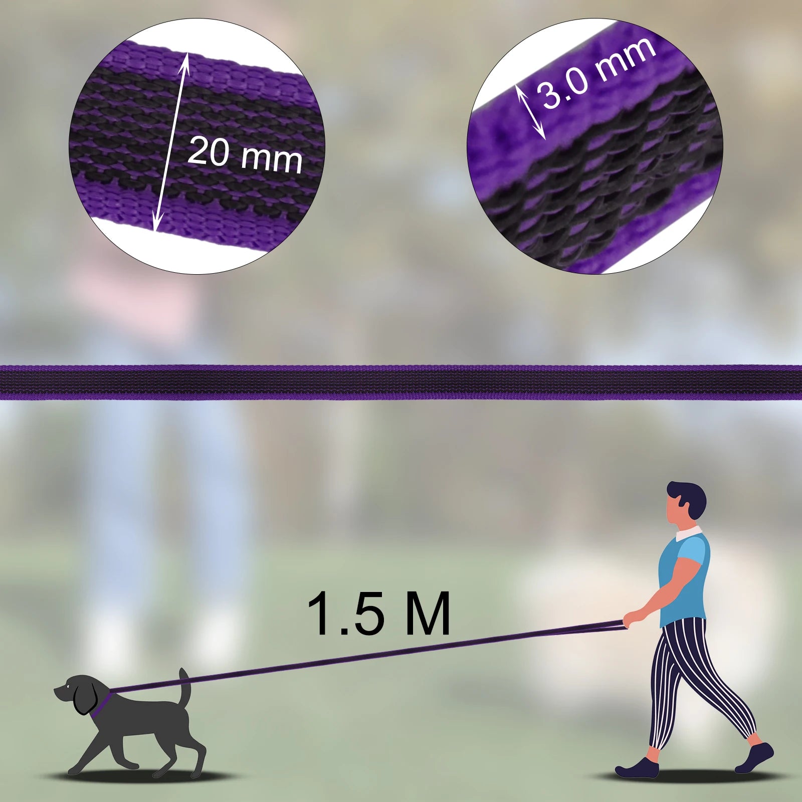 Coleira - Látex de seda, fácil e conveniente treinamento - PolloPets