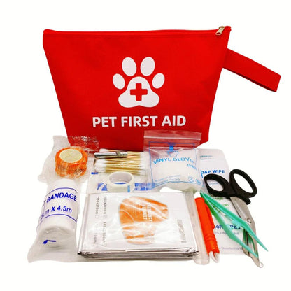 Kit de emergência - Bolsa de primeiros socorros refletiva - PolloPets