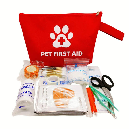 Kit de emergência - Bolsa de primeiros socorros refletiva - PolloPets