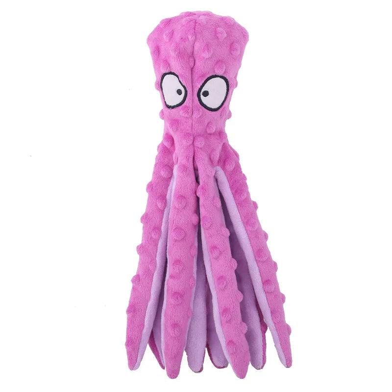 Polvo de pelúcia, indestrutível, resistente a mordidas. - PolloPets