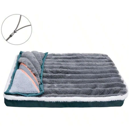 Tapete cama com zíper, colchão removível - PolloPets