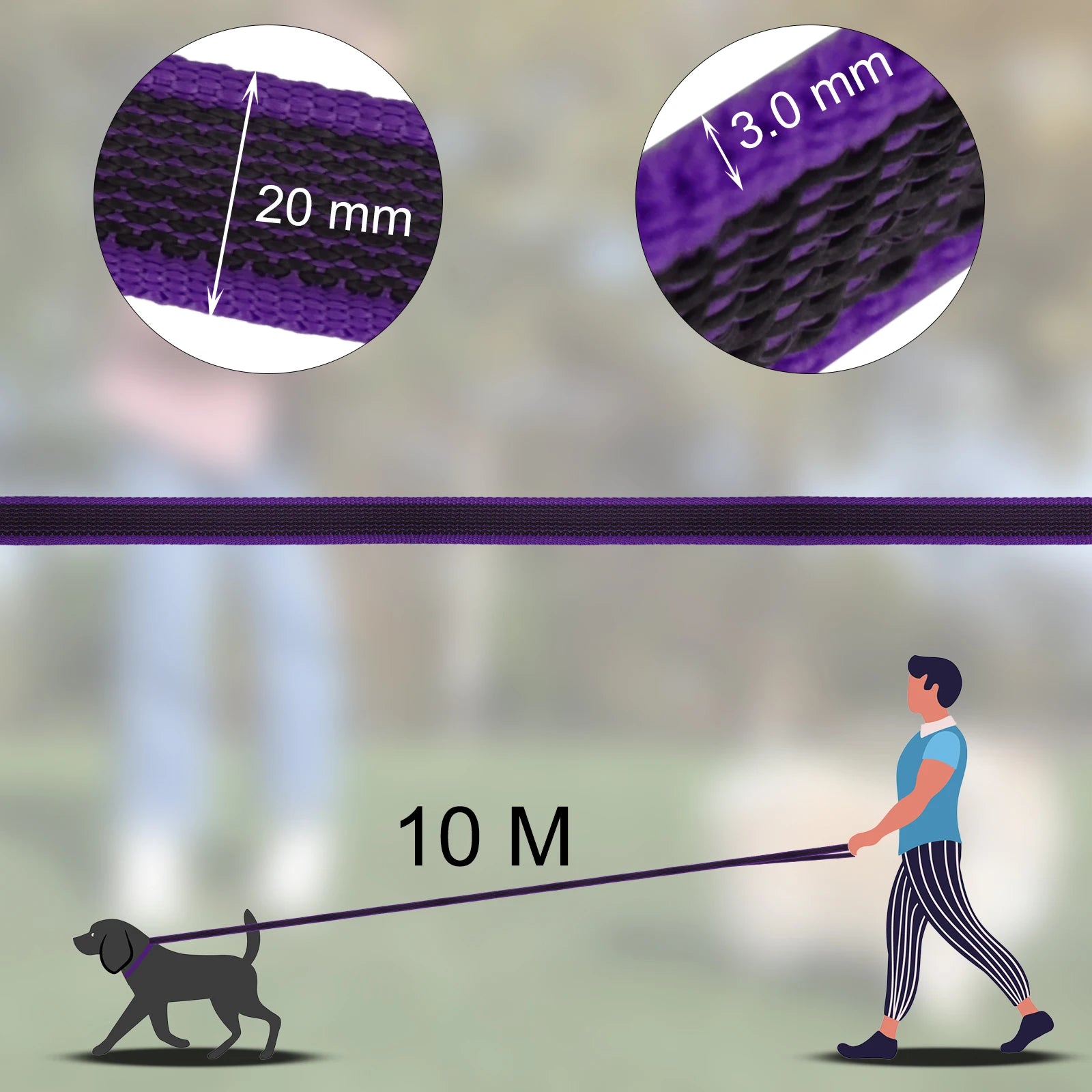 Coleira - Látex de seda, fácil e conveniente treinamento - PolloPets