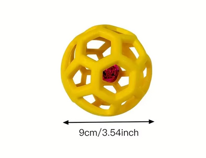 Bola geométrica com sino, macia - PolloPets